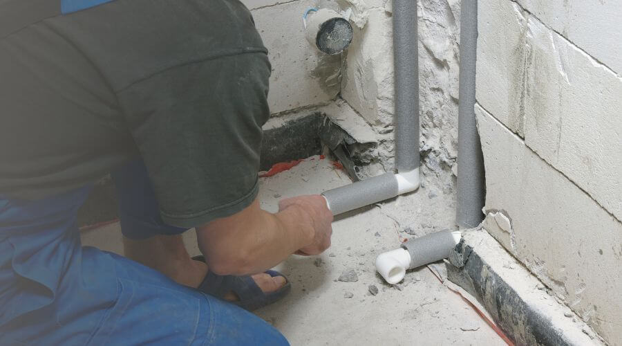 Expert burst pipe repair services in McFarlan, NC
